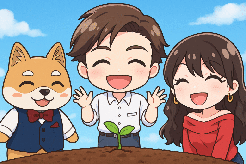 小さな一歩を踏み出す勇気を与える新芽の画像｜副業 価格設定